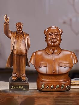 Amazon.co.jp: MOMOAO 人物像 中国の指導者 毛沢東 3D 彫刻 装飾